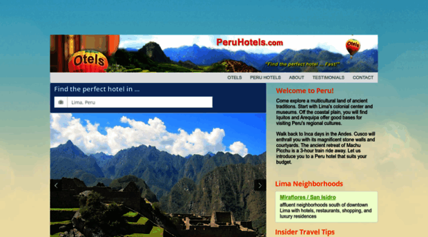 peruhotels.com