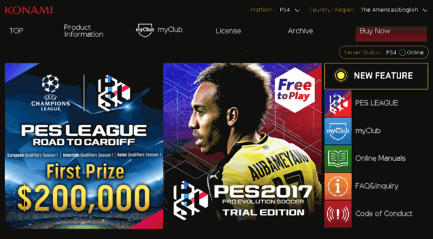 pes.konami.com