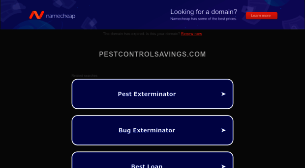 pestcontrolsavings.com