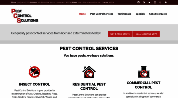 pestcontrolsolutionsaz.com