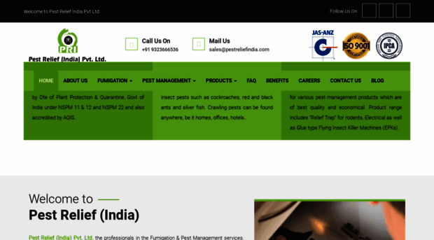 pestreliefindia.com