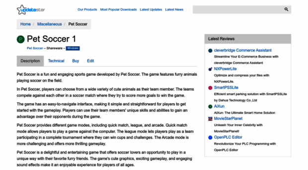 pet-soccer.updatestar.com