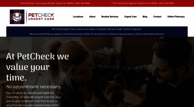 petcheckurgentcare.com