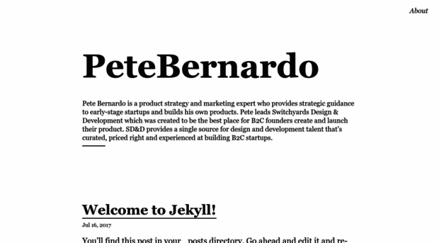 petebernardo.com