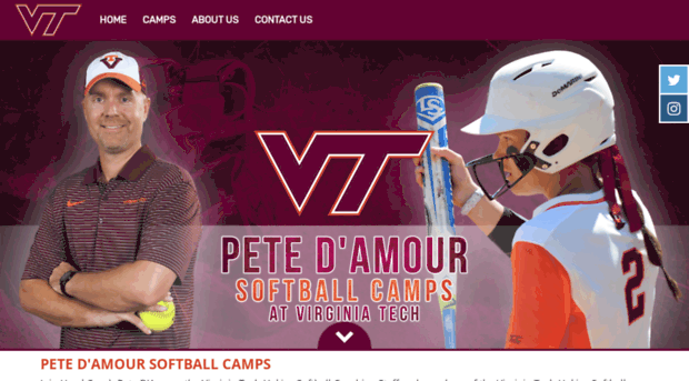 petedamoursoftballcamps.com