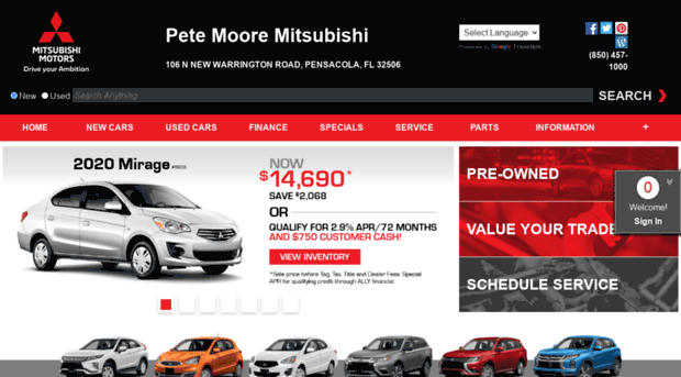 petemooremitsubishi.com