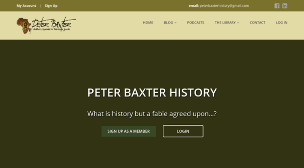 peterbaxterhistory.com