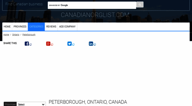 peterborough.canadianorglist.com