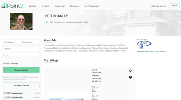 peterhanley.point2agent.com