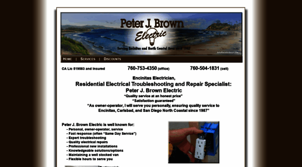 peterjbrownelectric.com