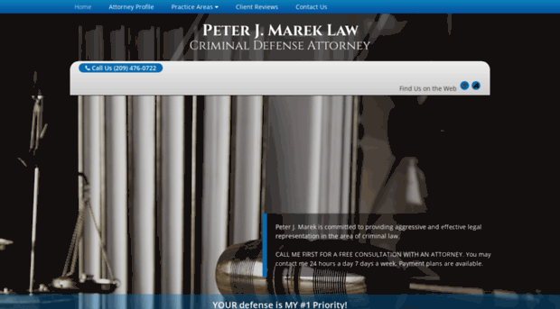 peterjmareklaw.com