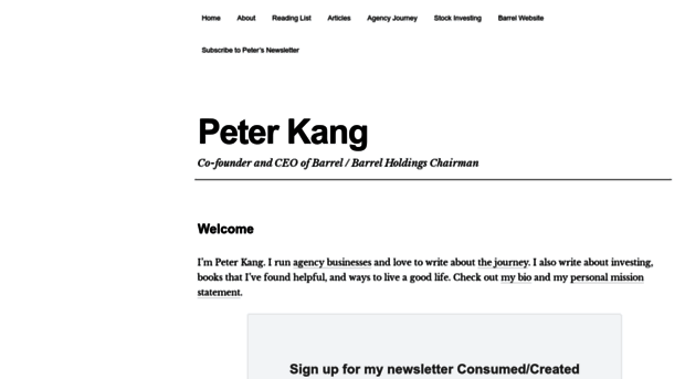 peterkang.com