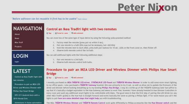 peternixon.net