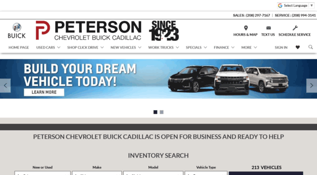 petersonchevrolet.net