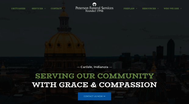 petersonfuneralservice.com