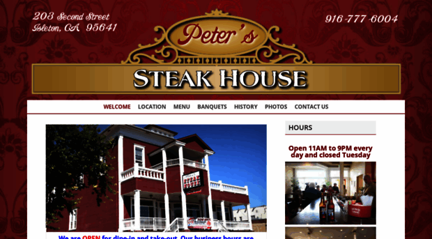 peterssteakhouse.net