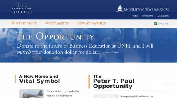 petertpaulchallenge.unh.edu