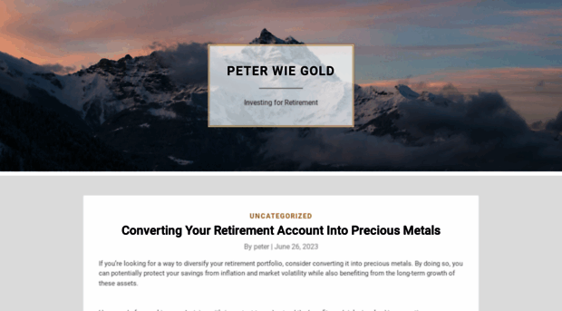 peterwiegold.com