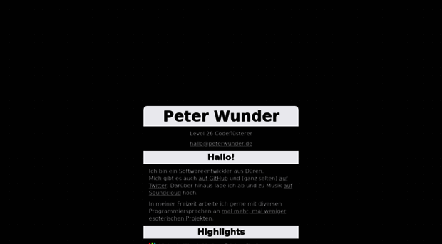 peterwunder.de