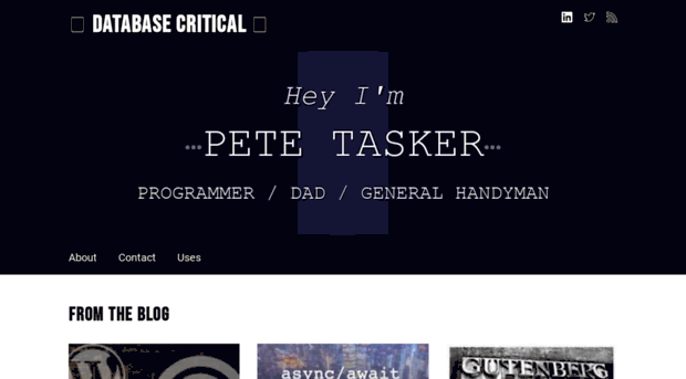 petetasker.com