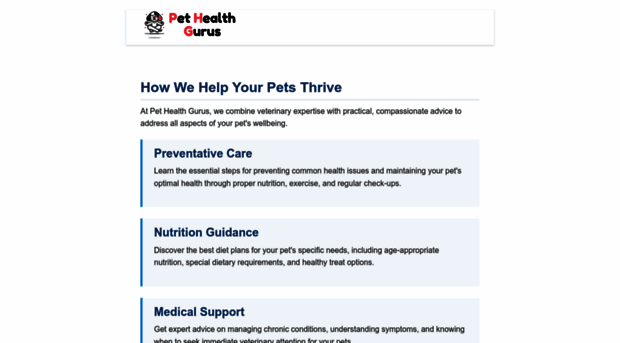pethealthgurus.com