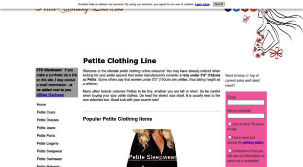 petite-clothing-line.com