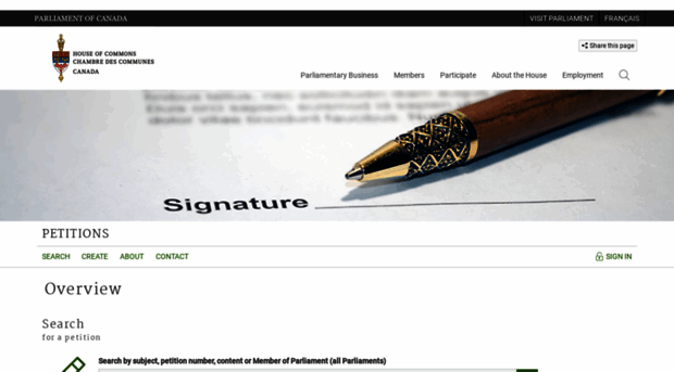 petitions.ourcommons.ca