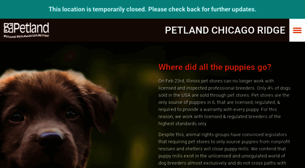 petlandchicagoridge.com