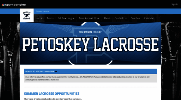 petoskeylacrosse.com