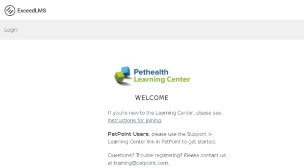 petpoint.exceedlms.com