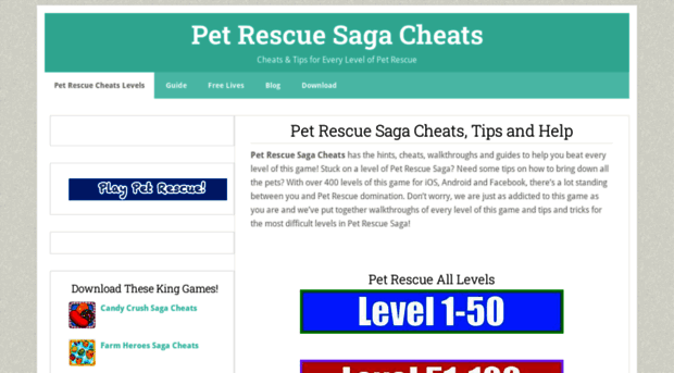 petrescue-cheats.com