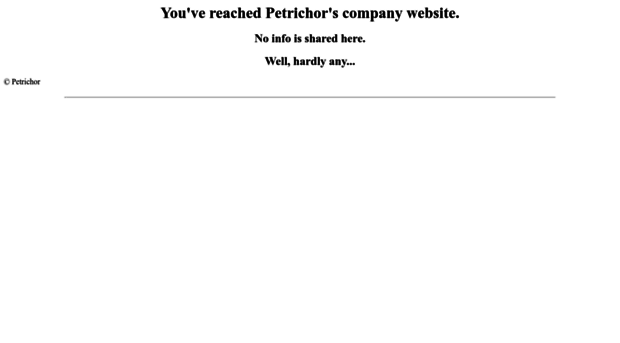 petrichor.com