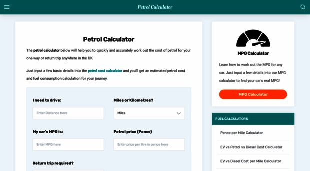 petrolcalculator.co.uk