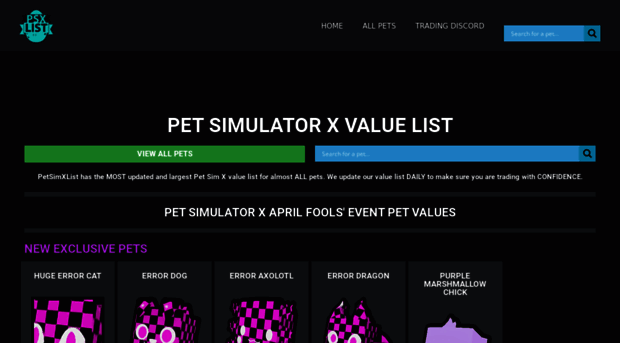 petsimxlist.com