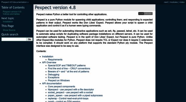 pexpect.sourceforge.net