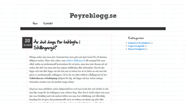 peyreblogg.se