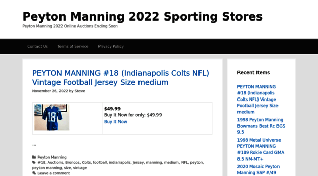 peytonmanning.sportingstores.net