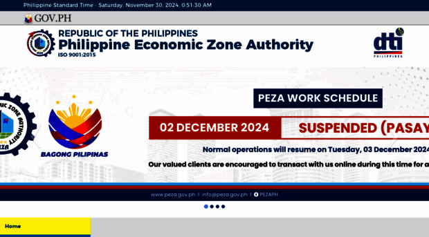 peza.gov.ph