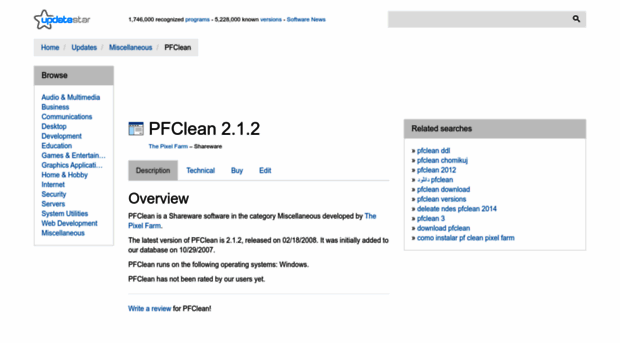 pfclean.updatestar.com