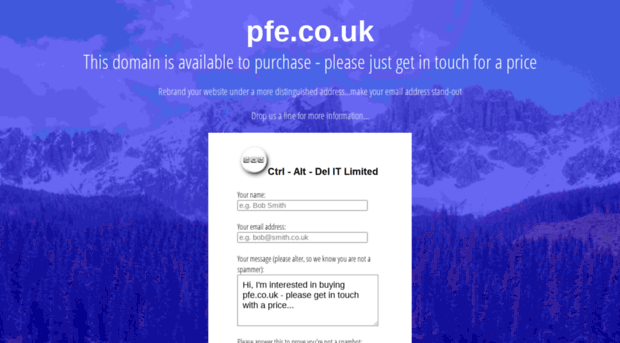 pfe.co.uk