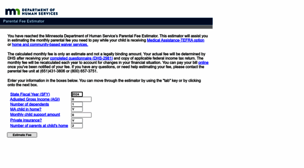 pfestimator.dhs.mn.gov