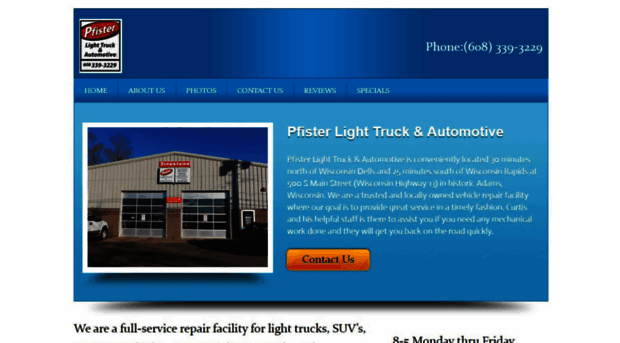 pfisterlighttruckandautollc.com