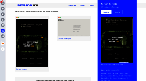 pfolios.net