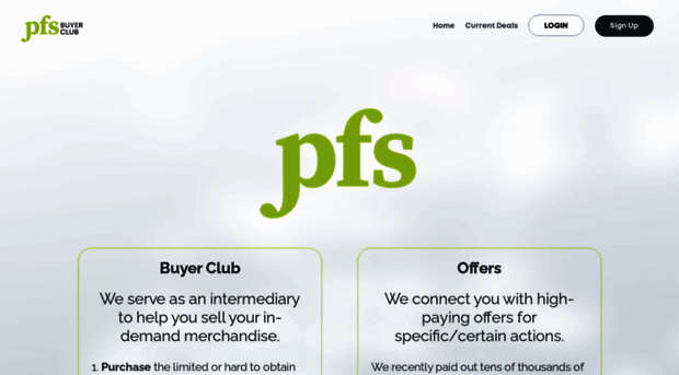 pfsbuyersclub.com