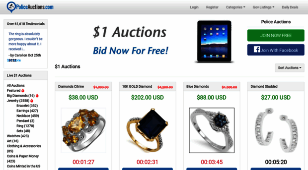 pftest.policeauctions.com