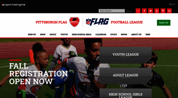 pghflagfootball.com