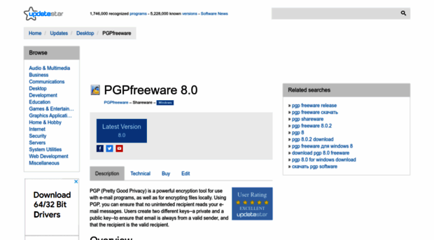 pgpfreeware.updatestar.com