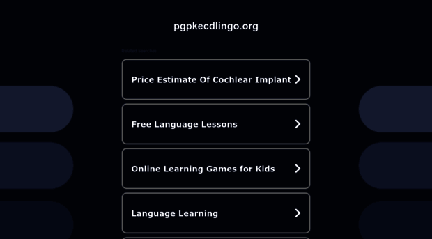pgpkecdlingo.org