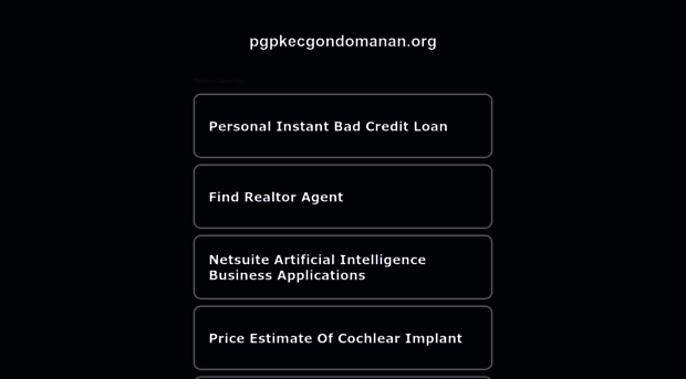 pgpkecgondomanan.org