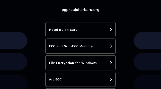pgpkecjoharbaru.org